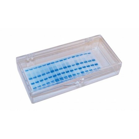 Gary Plastic Mini-Strip Blotting Box, 1 Lane, 5.2x11.1x1.4, 5/pk, 5PK 248775